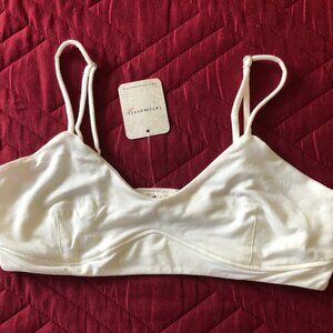Free People Intimately Ivory eyelet bralette Size S - NWT